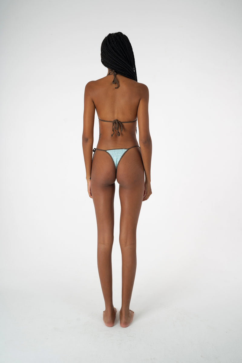 Cerah Bikini Blu/Coklat